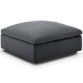 Modway Furniture Commix Down Filled Overstuffed Ottoman, Gray EEI-3318-GRY